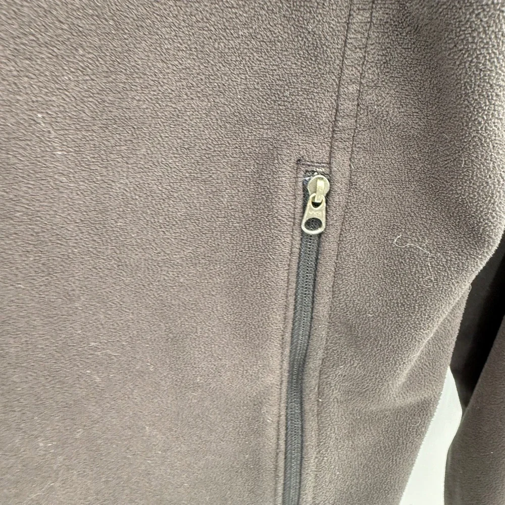 The North Face Jacket Mens XXL Black WindWall Fleece Full Zip ANKU AN81661 *READ